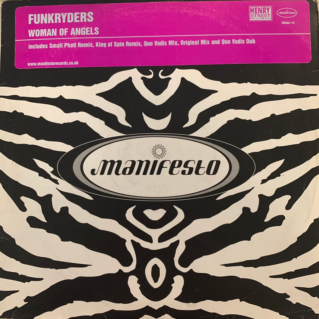 Funkryders “Woman Of Angels” 4 Track 2 X 12inch Vinyl