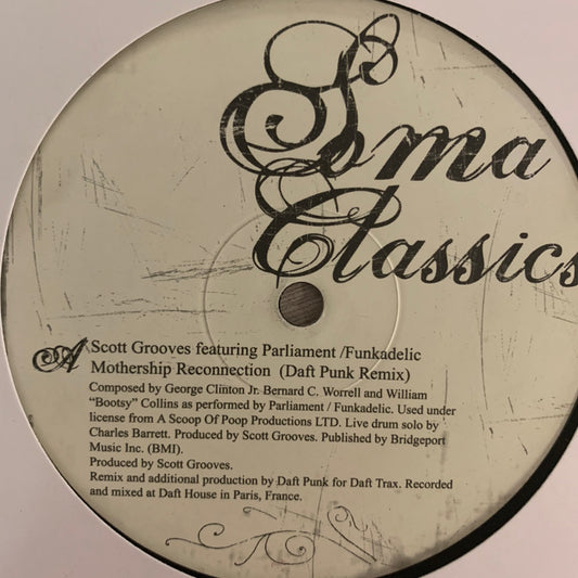 Daft Punk Scott Grooves “Mothership Reconnection” / Slam “Intensities” 2 Track 12inch Vinyl