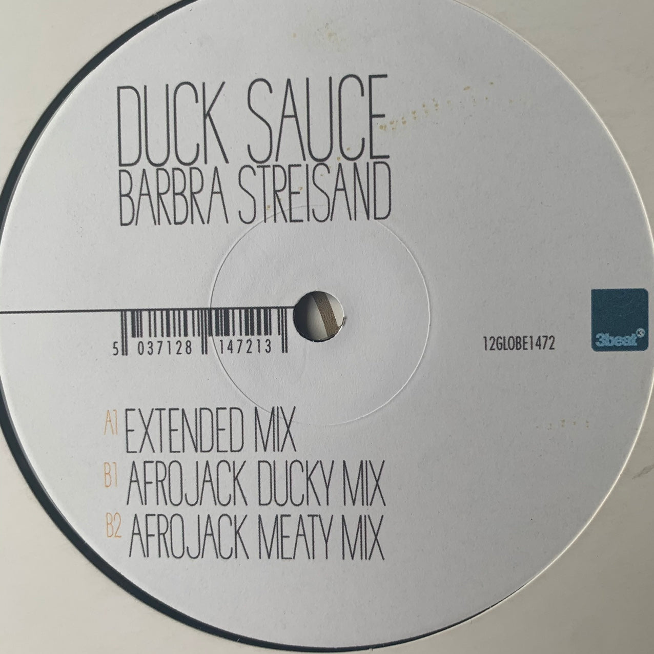 Armand Van Helden & A-Trak Present Duck Sauce “Barbra Streisand” 3 Version 12inch Vinyl