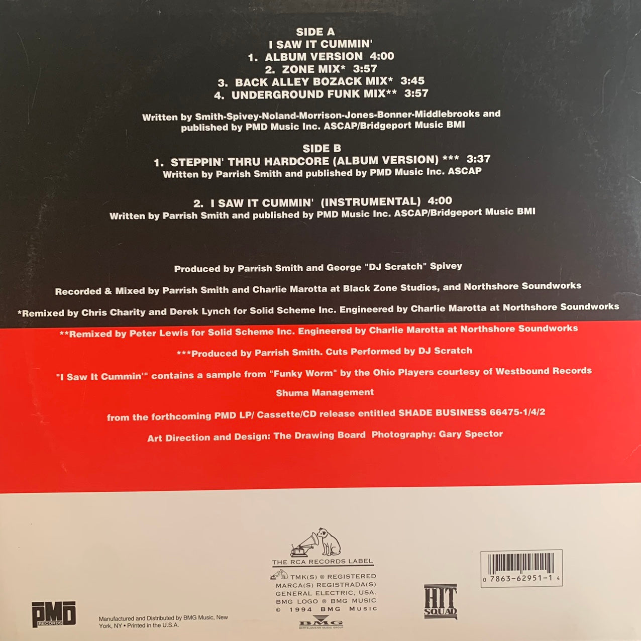 PMD “I Saw It Cummin’” 4 Version 12inch Vinyl