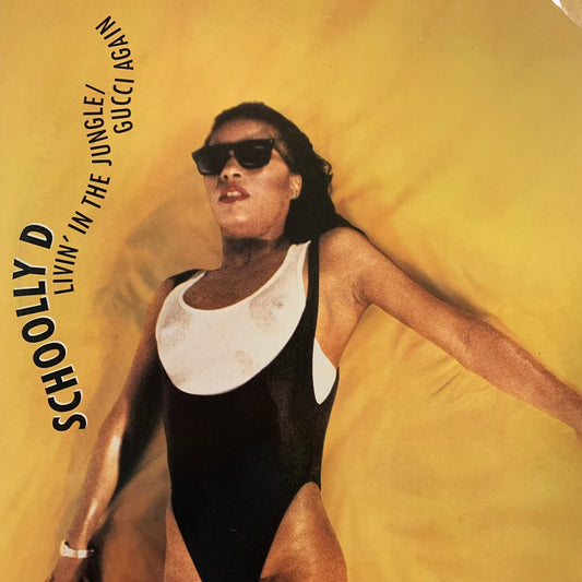 Schoolly D “Livin’ In The Jungle” / “Gucci Again” 6 Version 12inch Vinyl