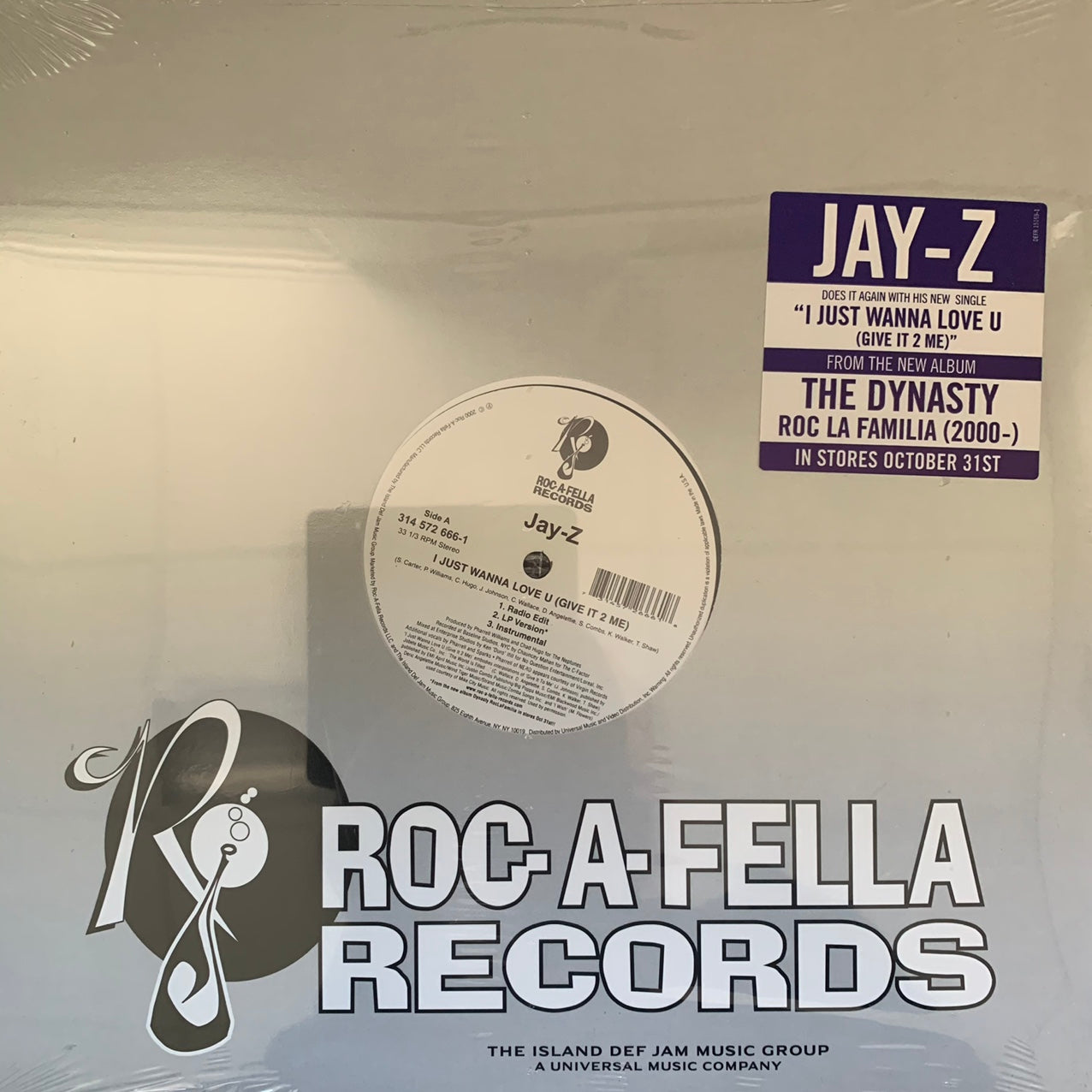 Jay-Z “I Just Wanna Love U ( Give It 2 Me )” Feat Pharrell / “Parking Lot Pimpin” 6 Version Factory Sealed 12inch Vinyl