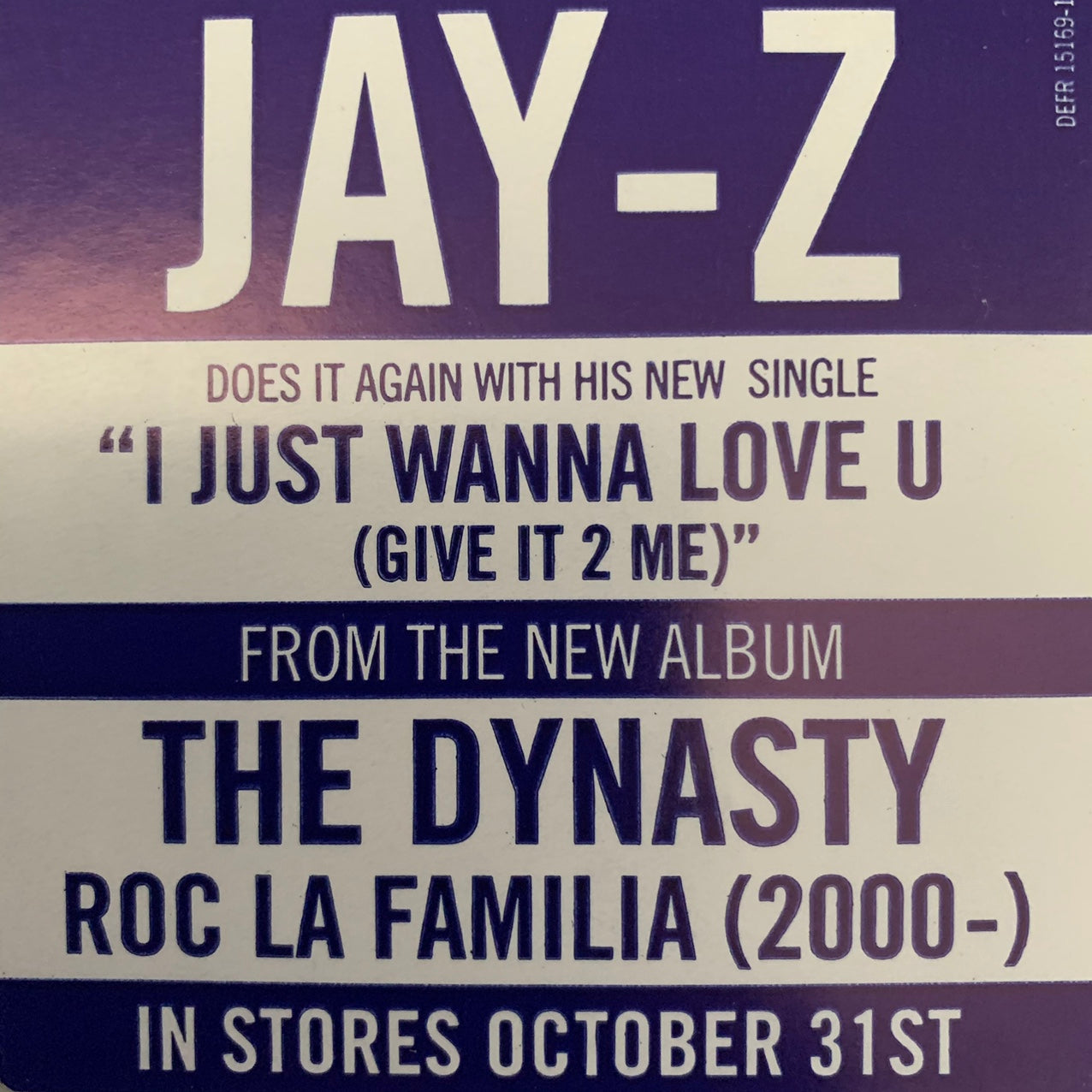 Jay-Z “I Just Wanna Love U ( Give It 2 Me )” Feat Pharrell / “Parking Lot Pimpin” 6 Version Factory Sealed 12inch Vinyl