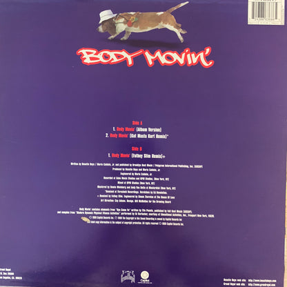 Beastie Boys “Body Movin” 3 Track 12inch Vinyl