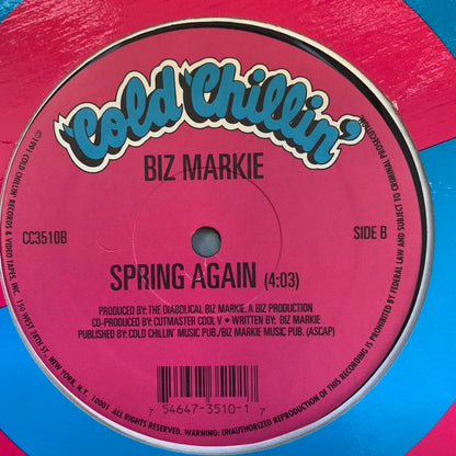 Biz Markie “Let Me Turn You On” / “Spring Again” 2 Track 12inch Vinyl, Cold Chillin’ Records