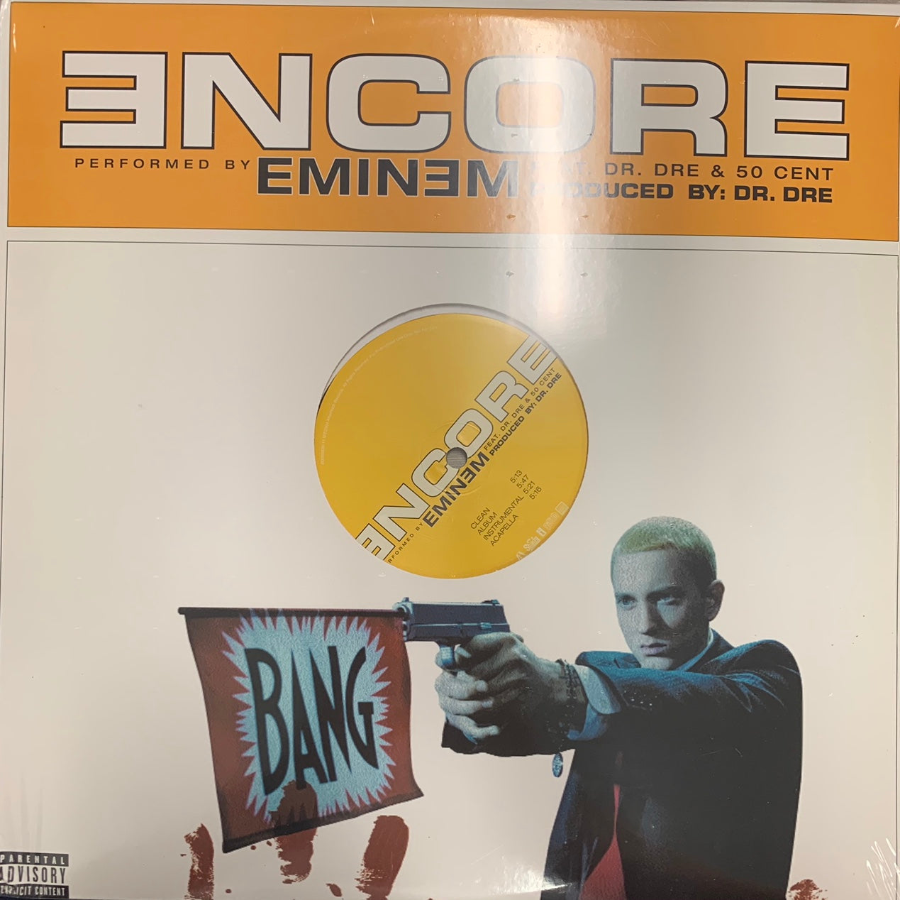 Eminem Feat Dr Dre “Encore” 4 Version 12inch Vinyl