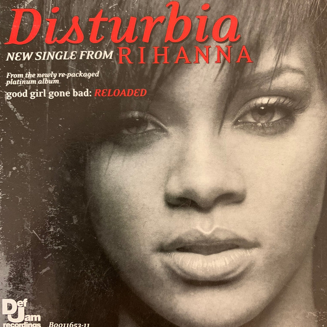 Rihanna “Disturbia” 4 Version 12inch Vinyl