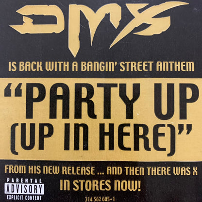 DMX Where “Party Up ( Up In Here )” 12 Inch Vinyl