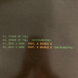 Dizzee Rascal “Stand Up Tall” 4 Version 12inch Vinyl