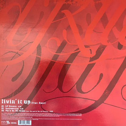Ja rule “Livin’ It Up” Feat Case 3 Track 12inch Vinyl
