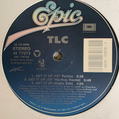TLC “Get It Up” 6 version 12inch Vinyl