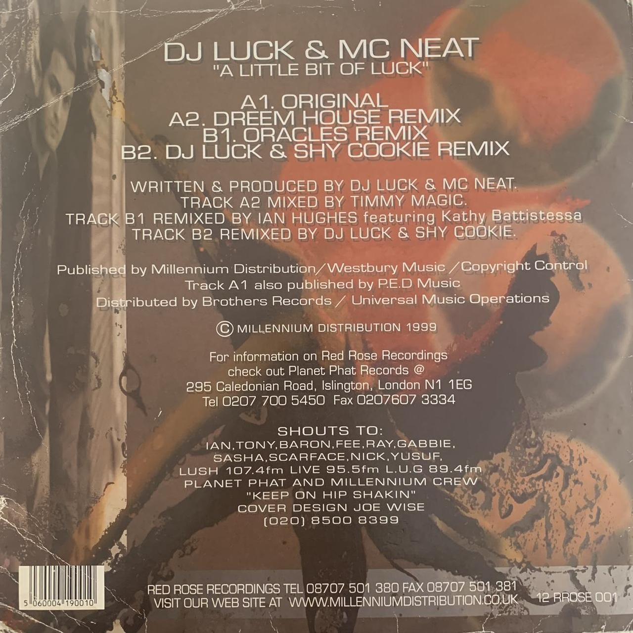 DJ Luck & MC Neat “A Little Bit Of Luck” 4 Version 12inch Vinyl