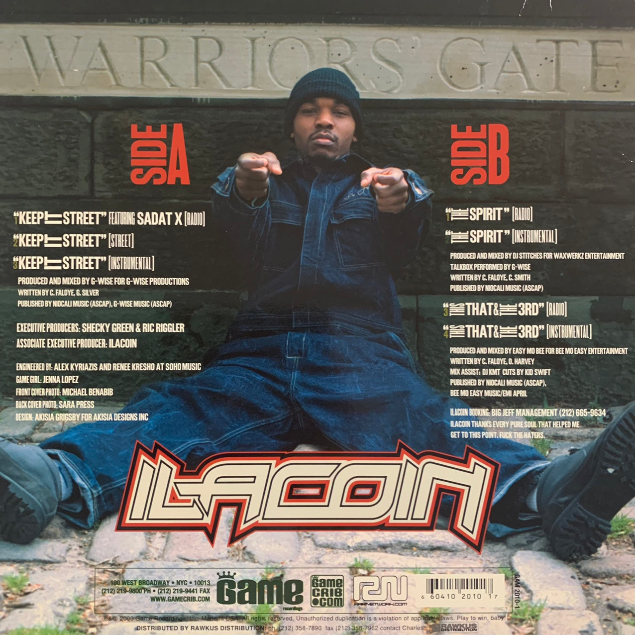 Ilacoin “Keep It Street” Feat Sadat X / “The Spirit” / “This That & The 3rd” 7 Track 12inch Vinyl