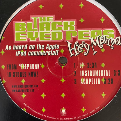 The Black Eyed Peas “Hey Mama” 12inch Vinyl
