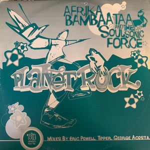 Afrika BamBaataa And The Soulsonic Force “Planet Rock” 3 Track 12inch Vinyl