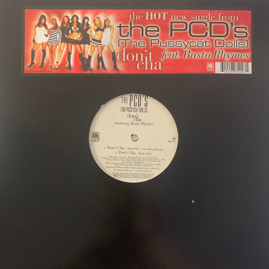 The Pussycat Dolls “Don’t Cha” Feat Busta Rhymes 4 Version 12inch Vinyl
