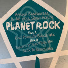 Load image into Gallery viewer, Afrika BamBaataa And The Soulsonic Force “Planet Rock” 3 Track 12inch Vinyl