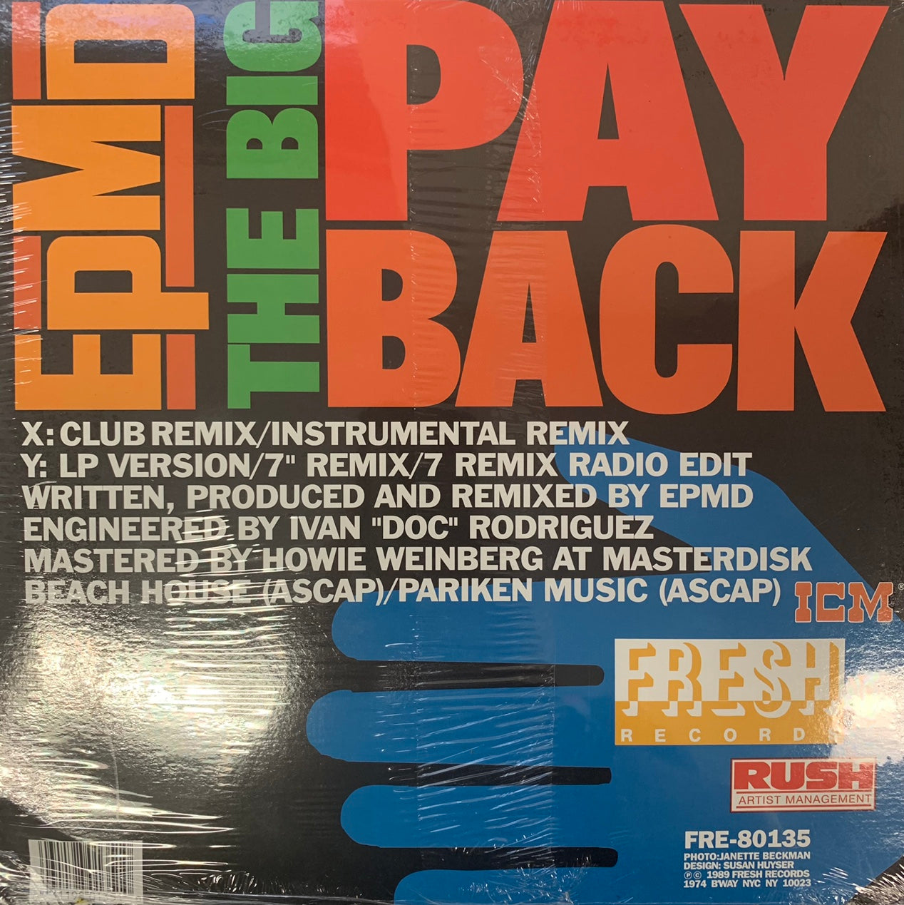 EPMD “The Big Pay Back” 5 Track 12inch Vinyl