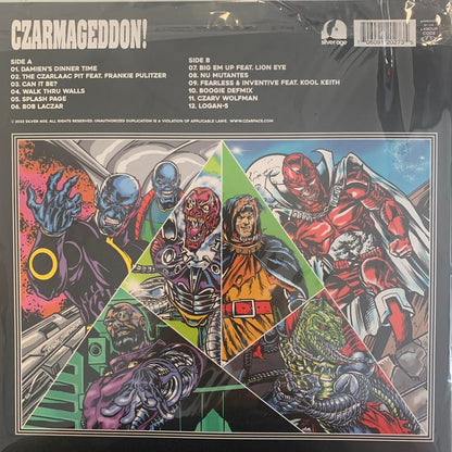 Czarface Silver Age Presents ‘Czarmageddon!’ 12 Track vinyl Album complete with Trading Cards Feat “Can it Be” / “Czarv Wolfman” / “Splash Page”