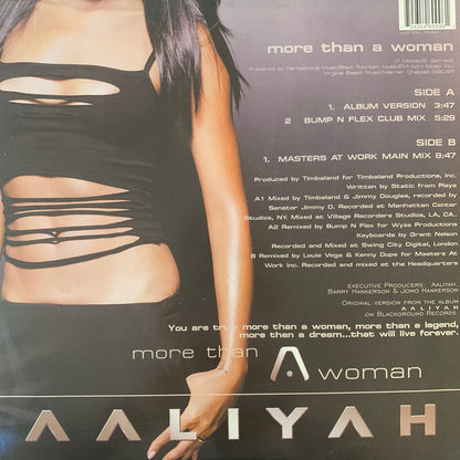 Aaliyah “More Than A Woman” 3 Version 12inch Vinyl