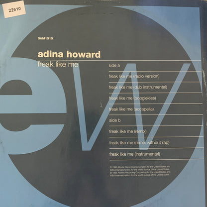 Adina Howard “Freak Like Me” 7 Version 12inch Vinyl