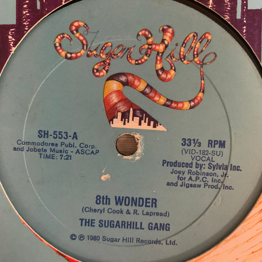 The Sugar Hill Gang “8th Wonder” / “Sugar Hill Groove” 2 Track 12inch Vinyl