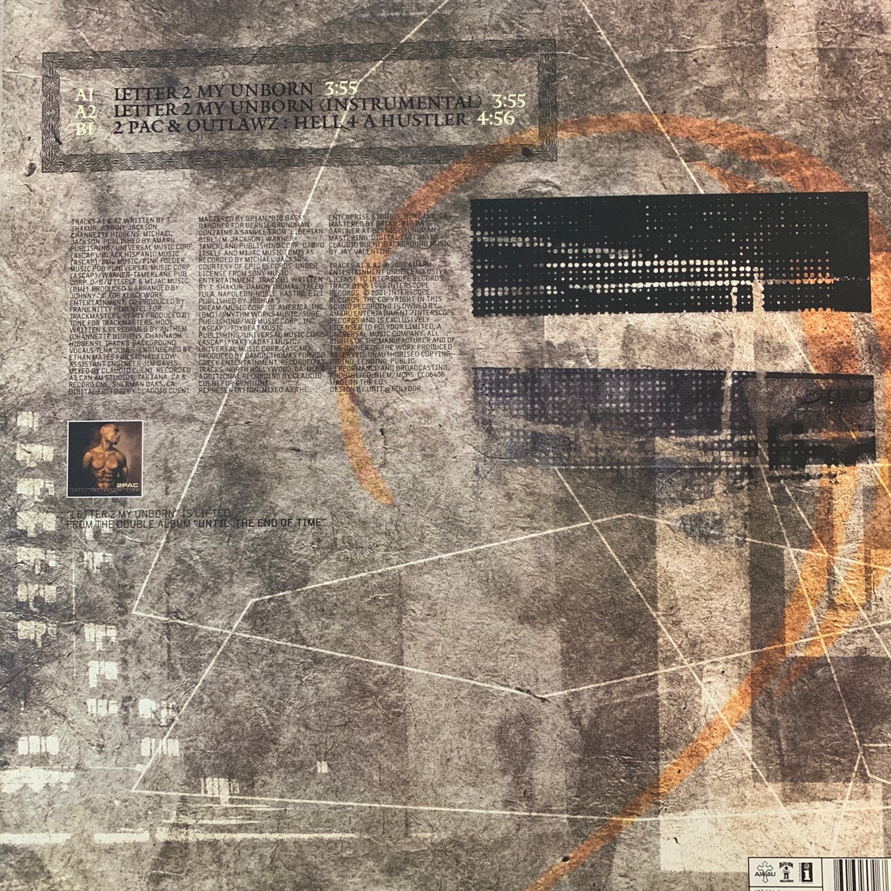 2pac “Letter 2 My Unborn” 3 Version 12inch Vinyl