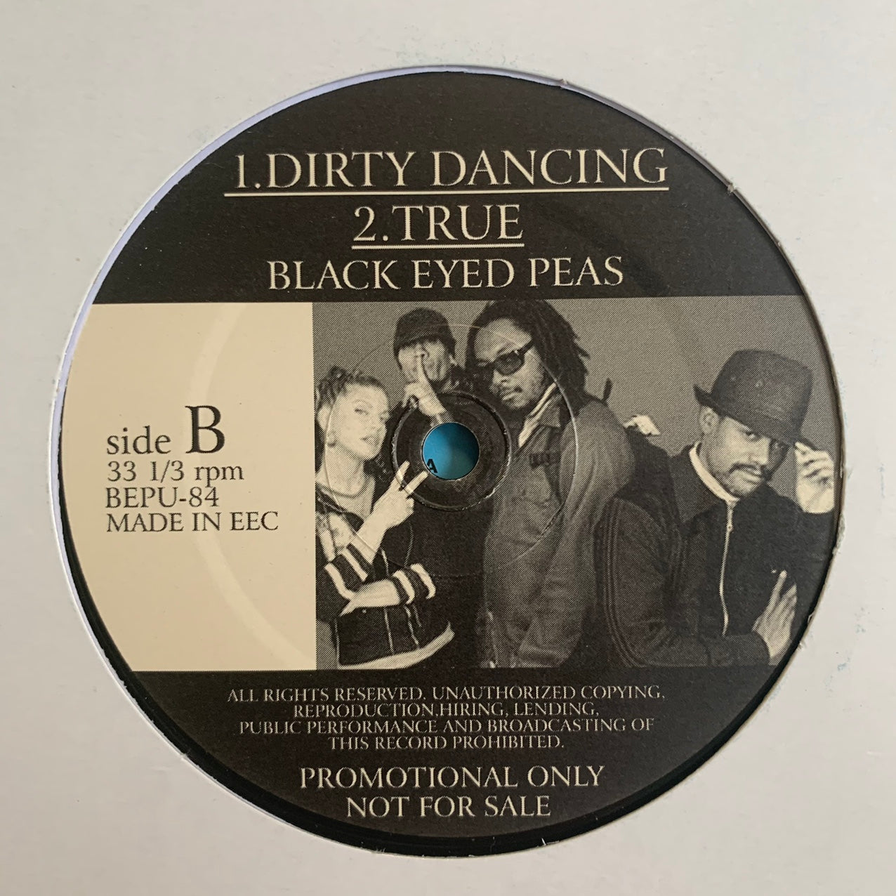 The Black Eyed Peas Feat Sting “Union” / “Dirty Dancing” 3 Track 12inch Vinyl
