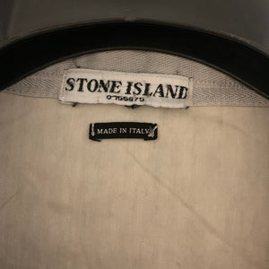 Stone Island Vintage Cream / Pale Grey Summer Jacket / Over Shirt Size XL