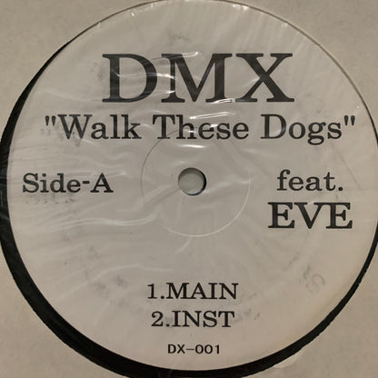DMX Feat Eve “Walk These Dogs” 12 Inch Vinyl