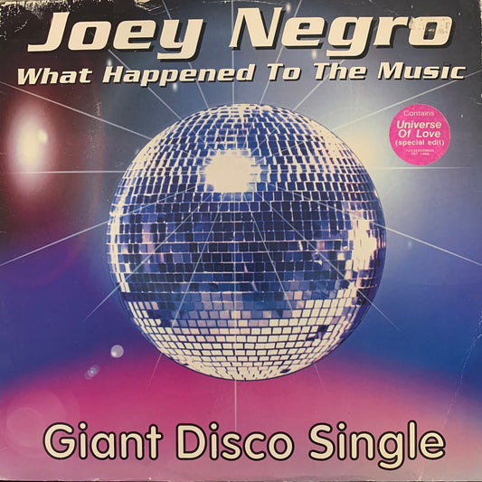 Joey Negro “What The Happened To The Music” / “Universe of Love” 4 Track 12inch Vinyl