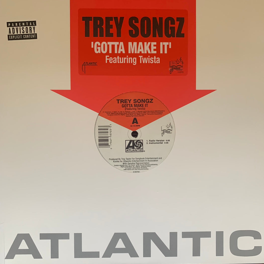 Trey Songz Feat Twista “Gotta Make It” 4 Version 12inch Vinyl