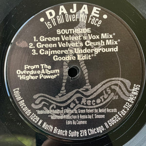 Dajae “It’s All Over My Face” 5 Version 12inch Vinyl