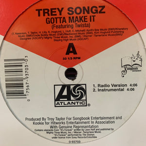 Trey Songz Feat Twista “Gotta Make It” 4 Version 12inch Vinyl