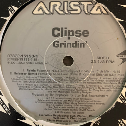 Clipse “Grindin” 5 Version 12inch Vinyl