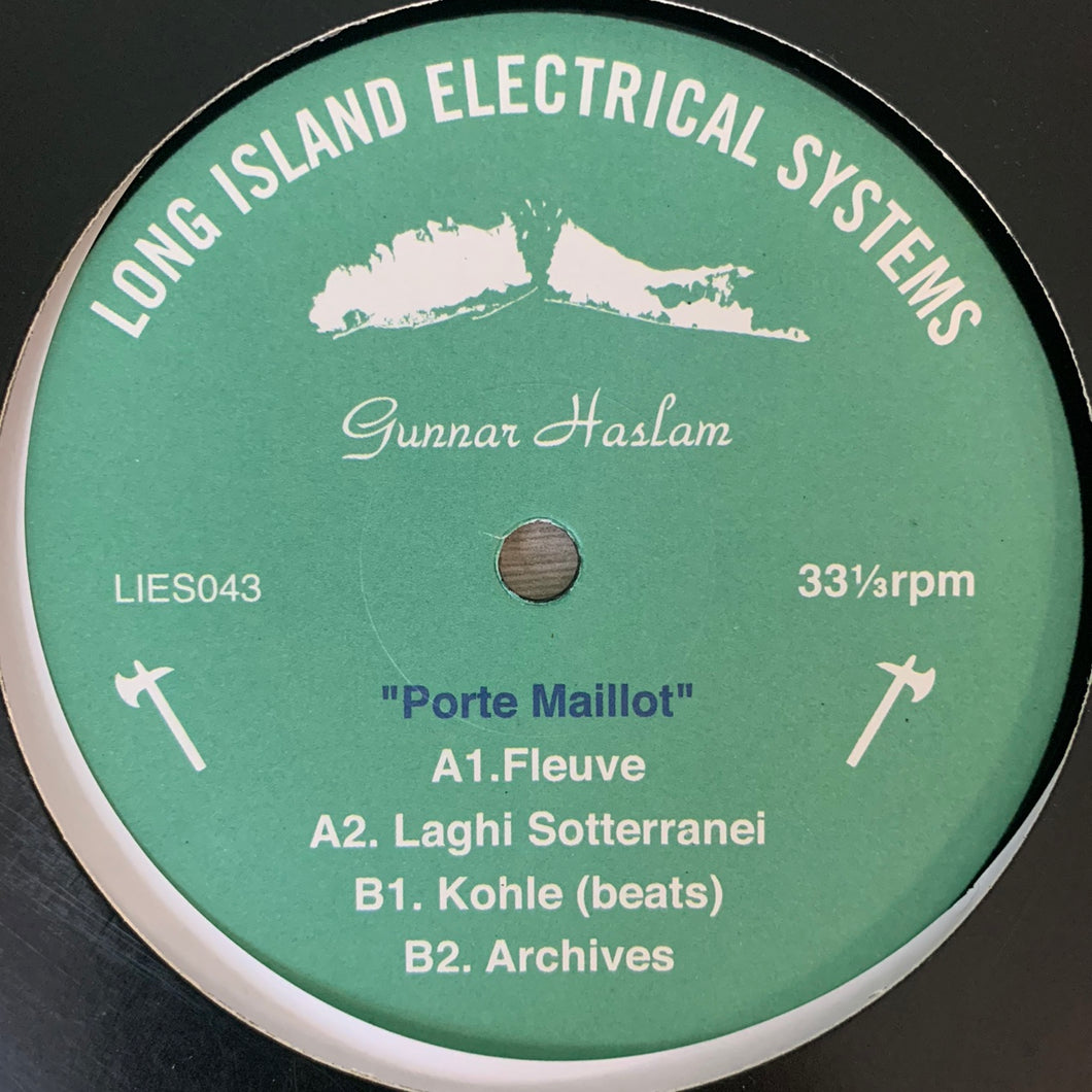 Gunnar Haslam “Fleuve” on Long Island Electrical System’s L.I.E.S. Records 4 Track 12inch Vinyl