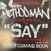 Load image into Gallery viewer, Method Man “Say” 6 Version 12inch Vinyl