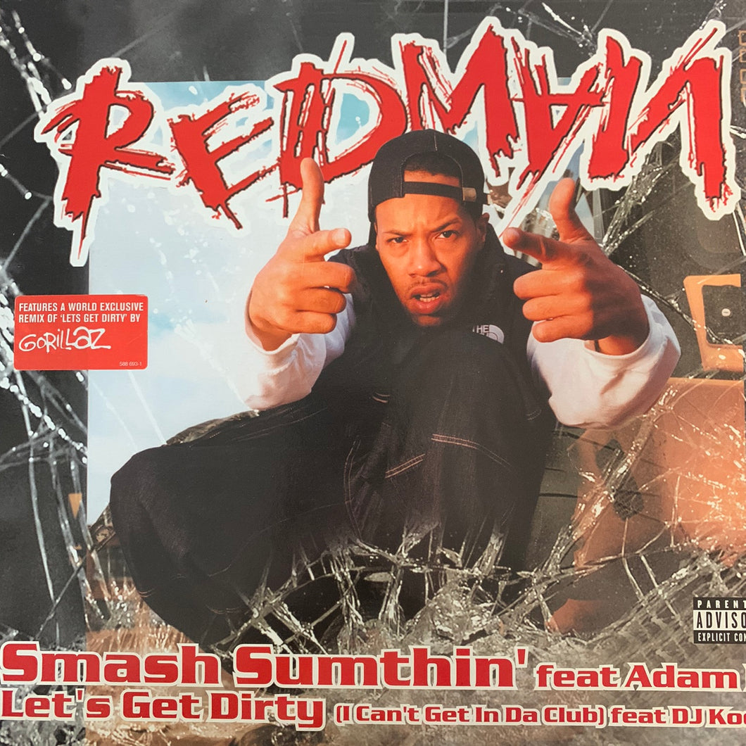 Redman “Smash Sumthin” Feat Adam F / “Lets Get Dirty” 3 Track 12inch Vinyl