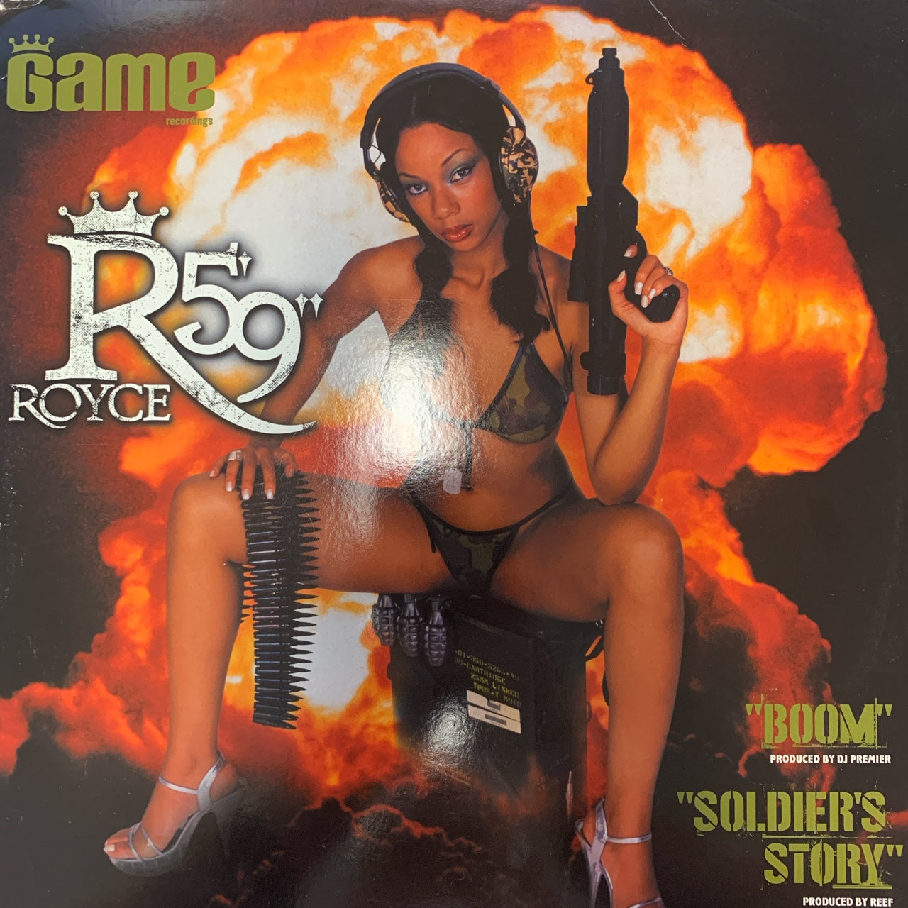 Royce Da 59 “Boom”  / "Soldiers Story" 7 Version 12inch Vinyl
