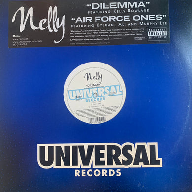 Nelly Feat Kelly Rowland “Dilemma” / “Air Force Ones” 6 Version 12inch Vinyl