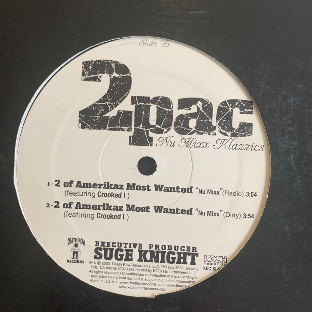 2pac “2 Of Amerikazaz Most Wanted” / “Like Goes on” 4 Version 12inch Vinyl