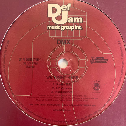 DMX “We Right Here” 12inch Vinyl