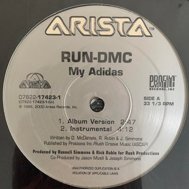 RUN DMC “My Adidas” / “Peter Piper” 3 Track 12inch Vinyl