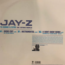 Load image into Gallery viewer, Jay-Z Feat Beyoncé “03 Bonnie $ Clyde” 3 Track 12inch Vinyl