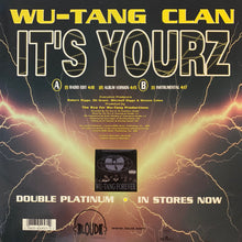 Load image into Gallery viewer, Wu-Tang Clan “It’s Yourz” 3 version 12inch Vinyl