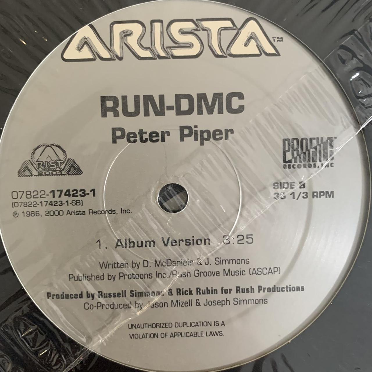 RUN DMC “My Adidas” / “Peter Piper” 3 Track 12inch Vinyl