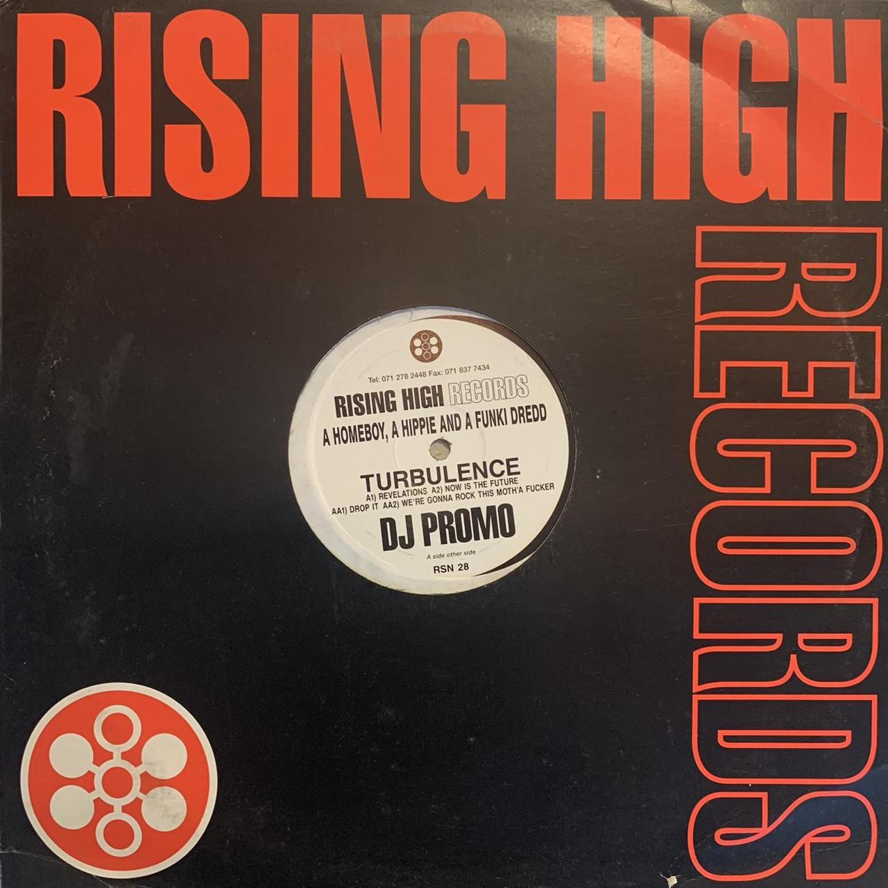 A Homeboy, A Hippie and A Funki Dredd ‘Turbulence’ 4 Track 12inch Vinyl, Rising High Records