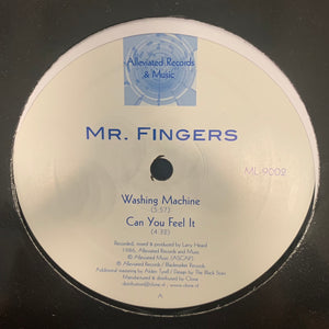 Mr Fingers “Washing Machine” / “Can You Feel It” 3 Track 12inch Vinyl