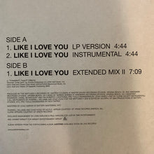 Load image into Gallery viewer, Justin Timberlake “Like I Love You” 3 Version 12inch Vinyl