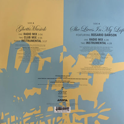 Outkast “Ghetto Musick” / “She Lives In My Lap” 6 Version 12inch Vinyl